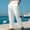 White, variant on Brondbend Mens Casual Cotton Linen Pants Drawstring Striped Side Button Elastic Waist Trousers Sports Workout Yoga Summer Pant up to 50% Off