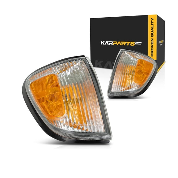 For Toyota Tacoma Side Marker Light 1998 1999 2000 Pair Driver and Passenger Side w/Bulbs TO2520154, TO2521154 | 81620-04060, 81610-04060