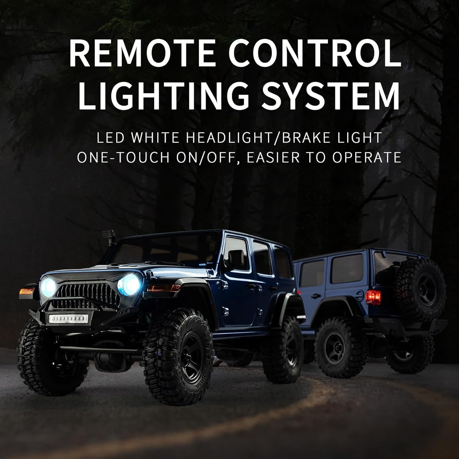 1/18 Thunder Storm RC Crawler, 4X4 Off Road RC Rock Crawler,Waterproof All Terrain RC Cars with 2S 380mah Battery, Charger for Adults, RTR (Red)