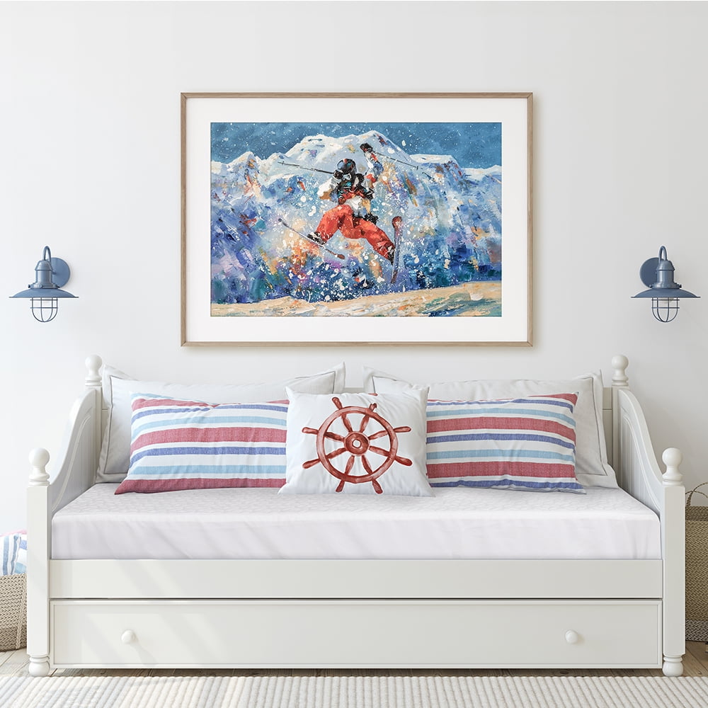 HAITRAL NEX Series Twin Size Daybed Cover (75” x 39” x 13”) 100 Polyester White