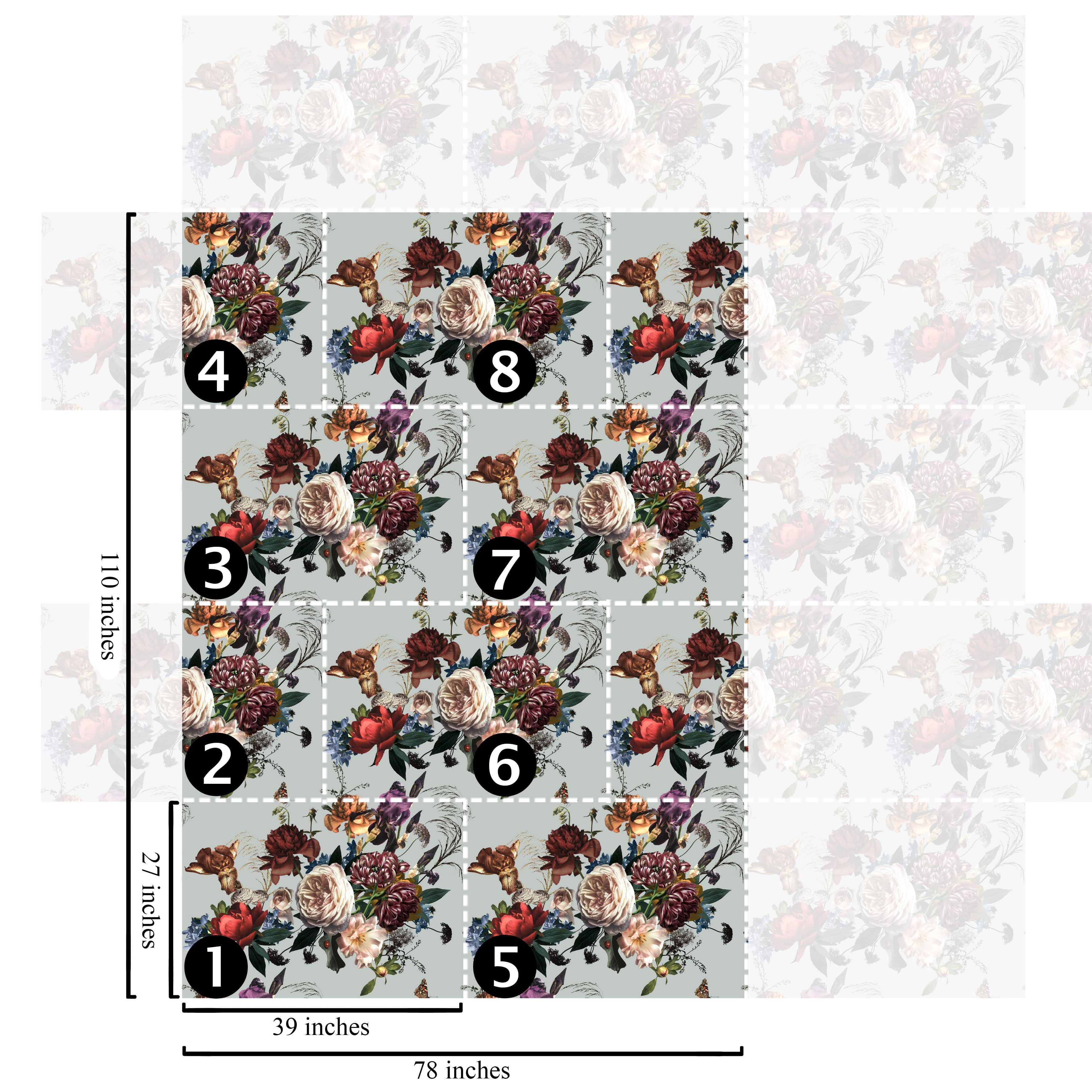Renaissance Floral Wallpaper