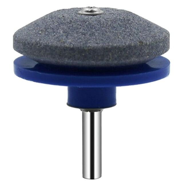 Afilador de Cuchillo Eléctrico Cortadora de Energía Eólica Afilador de Hoja 5.8x6.3cm, Afilador de Piedra de Cuchillo para Taladro de Tractor Falce Se Adjunta Al Taladro Eléctrico Fácil de Usar