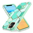 thumbnail image 2 of For iPhone 13 PRO Case In Mold Design Electroplated 2 Piece Hybrid Phone Cover, 2 of 5