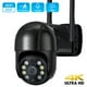 thumbnail image 1 of Cámara IP 4K 8MP 5MP HD PTZ WiFi para exteriores, detección humana AI, Audio 1080P, seguimiento automático, P2P, videovigilancia inalámbrica, ICSEE, 1 of 3