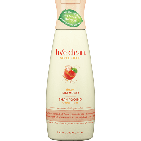 Live Clean Apple Cider Detox Shampoo  12 oz. Bottle