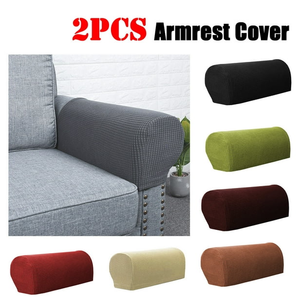 2pcs Premium Stretch Furniture Armrest, Arm Protectors For Sofas And Chairs