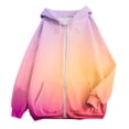 thumbnail image 5 of CAIXIA Tie Dye Womens Hoodies Zip Up Loose Comfort Long Sleeve Pullover Top Womens Sweatshirts No Hood Drawstring Jacket with Pocket Winter Clothing 2026, 5 of 5