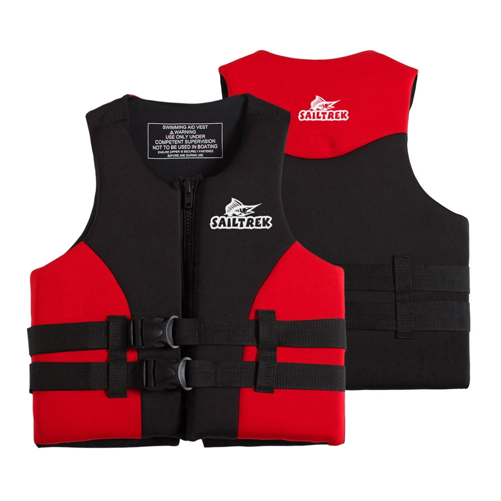 Kids Life Vest, Youth Neoprene Life Jacket, 50 to 90 Pounds Adult