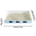 thumbnail image 2 of MKHSQHDG Clearance Disposable Cat Litter Pads Large Size Absorbent Leak Proof Liner for Travel Home Use, 2 of 5
