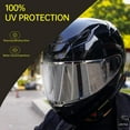 thumbnail image 4 of Motorcycle Helmet Visor Face Shield Uv Protection for F2 Z8 NXR2 RF-1400 RF 1400 Silver, 4 of 5