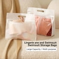 thumbnail image 5 of Wet Dry Swim Bag, Waterproof Reusable Storage Tote, Separated Compartment Pouch, Beach Bag for Wet Clothes Underwear Cosmetics Slipper Travel, 5 of 6