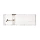 thumbnail image 2 of Separadores de cajones retráctiles transparentes - Organizador de plástico ajustable para cocina, baño, armario - 17,13x3,94x1,57 in - Blanco y negro, 2 of 8
