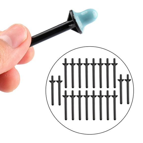 Varillas para multiusos, s de plástico para encerar, herramientas de depilación Facial para s cejas fosas nasales 20 piezas shamjiam Barras de cera para la nariz