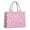 Pink Baseballs Pattern, variant on Large Capacity Tote Bag,Pink Baseballs Pattern Handbag Fashion Luxury Tote Bag,15.7"x13"x 5.1" Inches,Laptop Compatible