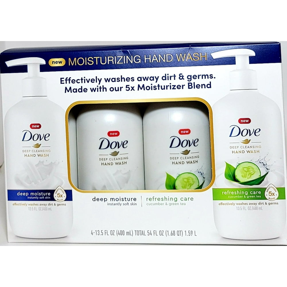 Dove Deep Cleansing Moisturizing Hand Wash 13.5 fl oz, 4pack