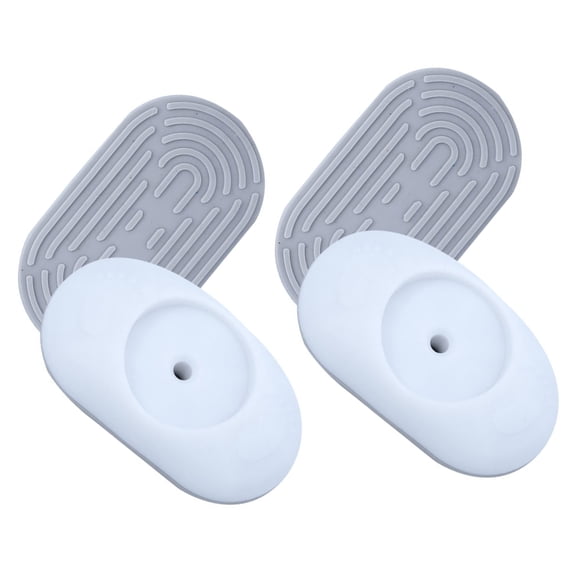 4pcs Baby Gate Wall Pads Stair Gate Extension Wall Guard Ensures without Hazardous Gaps with Sturdy Rubber Backing