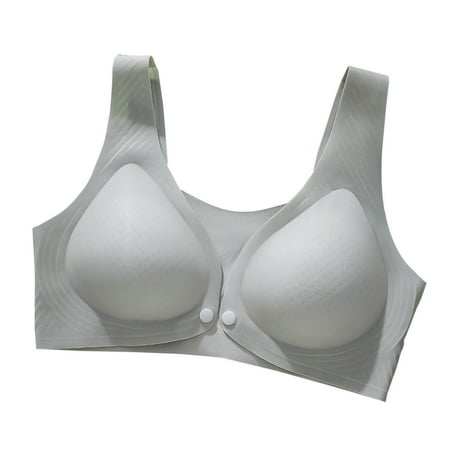Fashion Saving Nexjvus Nursing Bras Wirefree Front Open Front Open Button Maternity Bra Fashion Bra Size S-XL