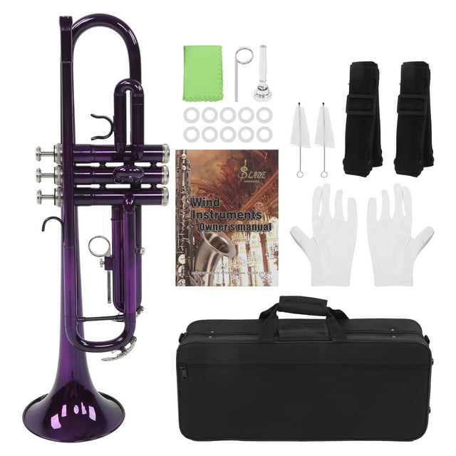 Trumpet Replacement,Trumpet Set B Flat Musical Instrument Accessories Trumpet Set Top Tier Quality