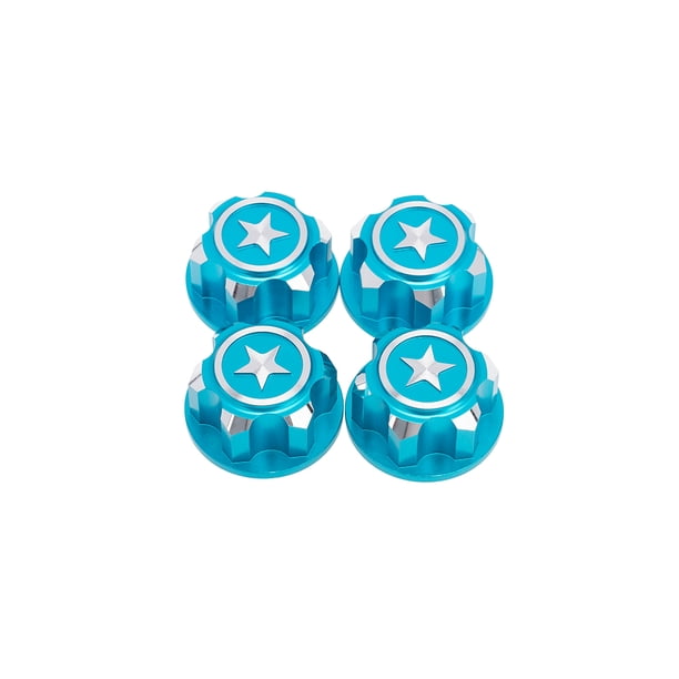Vogacara 4 unids/pack tuercas de rueda de aleación de aluminio tapacubos a prueba de polvo tapa de rueda tapas resistentes al desgaste tuercas buen Type3 NO3 Vogacara FN010588-06