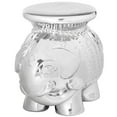 thumbnail image 2 of Ceramic Elephant Garden Stool, 2 of 5