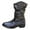 Brown, variant on UngA Women's Mid Calf Boots Fashion Casual Knee-High Flat Heel Winter Boot for Women Brown,Size 9.5