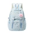 thumbnail image 2 of Colorful Solid Backpack with Cute Front Pocket Lightweight Waterproof Elementary School Bookbag for Age 6t 8t 10t, 12th 14th, 2 of 5