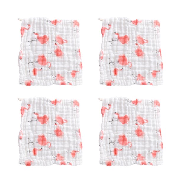 Baby Burp Cloths 4 Pack Premium Cotton Burping Rags for Newborn Ultra