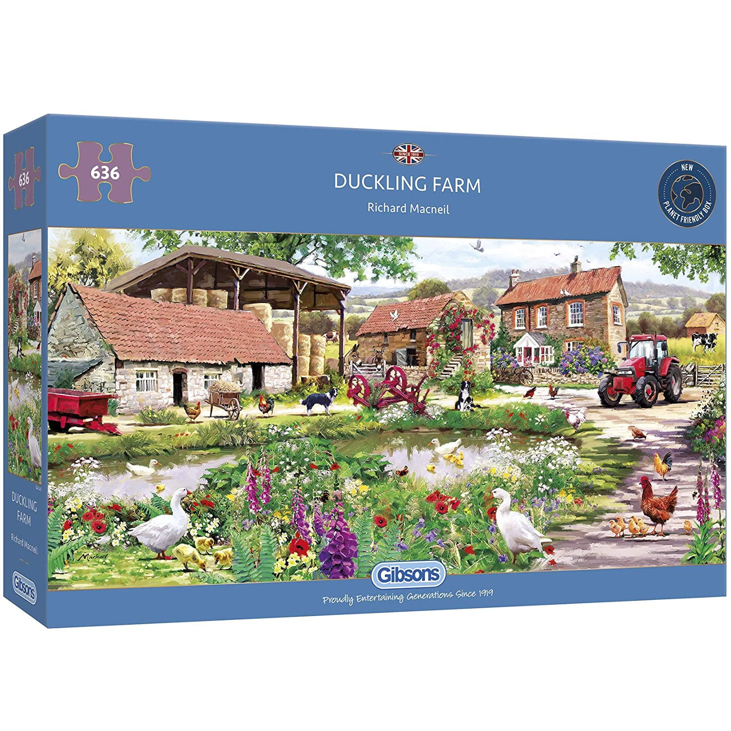 Life On The Farm Gibsons Jigsaw Puzzle 1000 Piece 