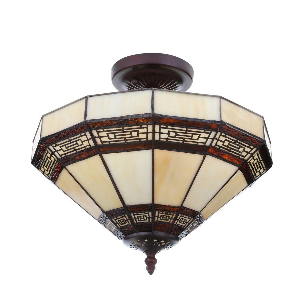 Hampton Bay Addison 3 Light Semi Flush 13 5 Dia X 12 38 H Oil Hampton Bay Addison 3 Light Semi Flush 13 5 Dia X 12 38 H Oil Rubbed Bronze Com