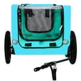 thumbnail image 4 of Jopath Pet Bike Trailer Dog Cart for Bicycle, Easy Folding Cart Frame Non-Slip Floor, Internal Leash for Small and Medium Pets Light Blue, 4 of 9