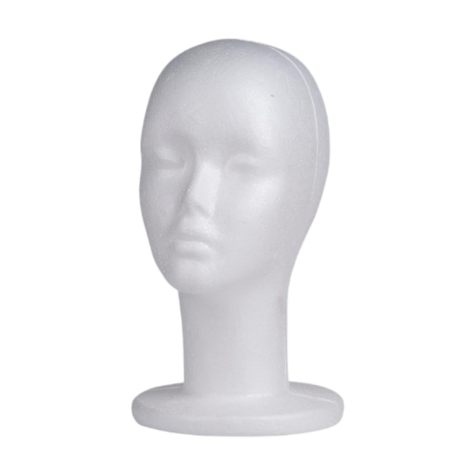 Serenable 2xFoam Mannequin Head Display Model for Stylist Clothing Stores