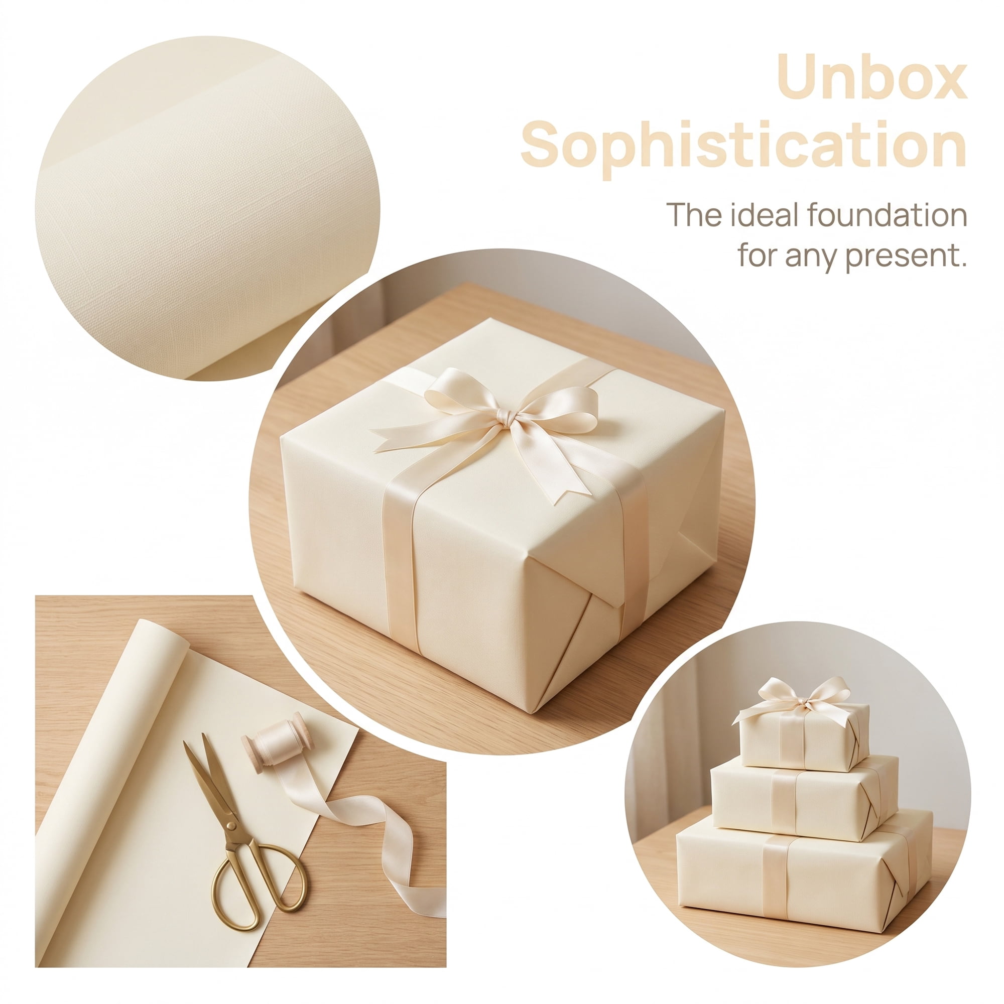 Unique Bargains Heavyweight Wrapping Paper for Gifts and Presentations White 27.6" x 19.7"