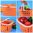 thumbnail image 2 of SHISUYAN 2 Pcs Paniers d'Épicerie Portables Panier de Courses avec Poignée Rangement Jouets, 2 of 9
