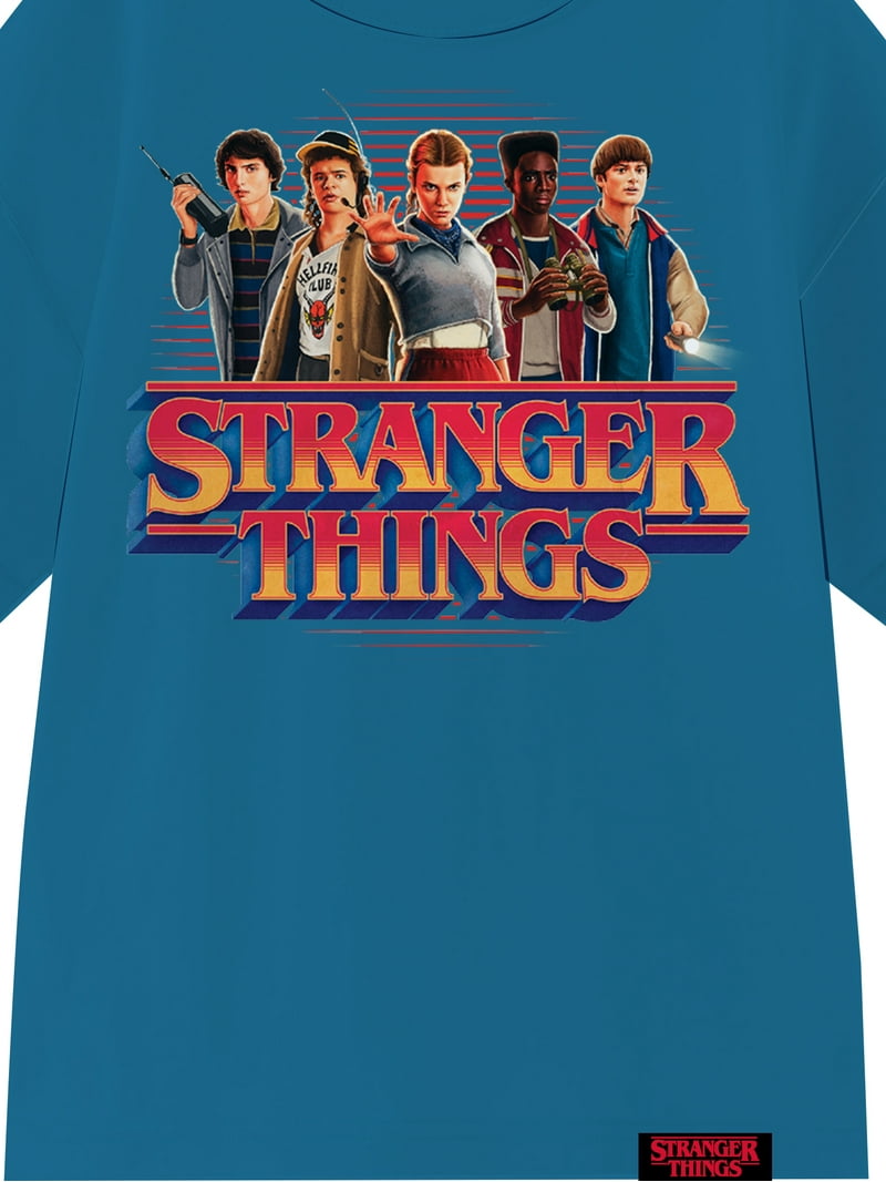 Stranger Things, Boys' & Big Boys' Graphic Tee, Stranger Gang