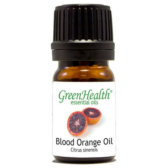 Blood Orange Essential Oil – 1/6 fl oz (5 ml) Glass Bottle w/Euro Dropper – 100% Pure Essential Oil