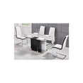 thumbnail image 2 of Best Master Furniture Marilyn Rectangular Dining 5-Piece Set, White, 2 of 3