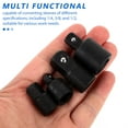 thumbnail image 3 of HONMEET 4Ud De Herramientas Dado Impacto 3 8 Con Adaptador Conversor Color Negro, 3 of 8