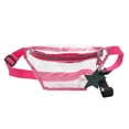 thumbnail image 2 of Riñoneras Transparentes PVC A La Bolsos Cintura para Mujer Bolsos Hombro (rojo), 2 of 8