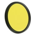 thumbnail image 1 of Digital Camera Filter, Low Reflection Waterproof High Definition Grinding Full Color Lens Filter 55mm Optical Glass  For Landscape Shooting Yellow, 1 of 8