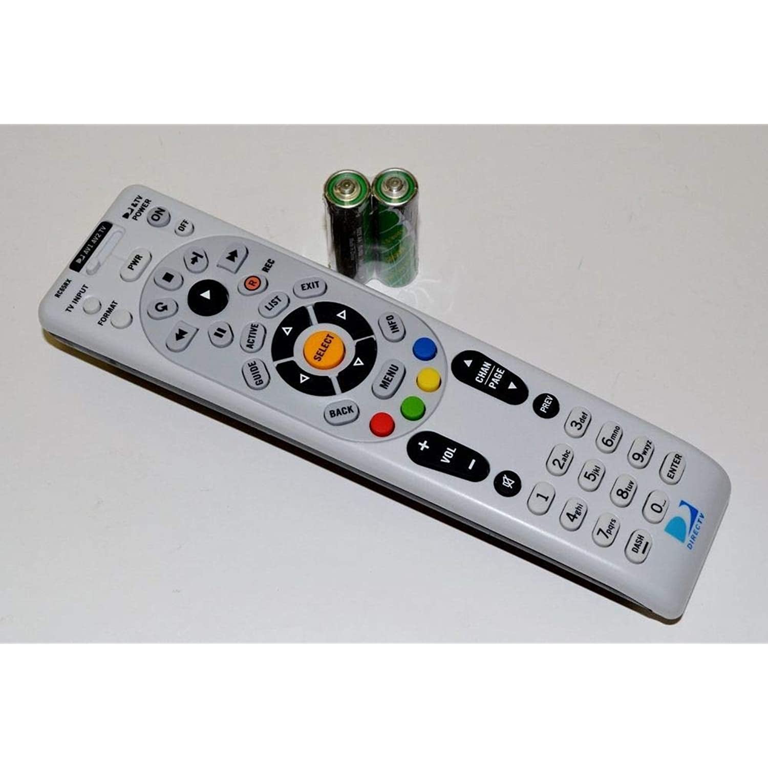 DIRECTV 480 RC66RX Universal Remote HD/DVR IR/RF 2AA Batteries Replace