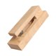 thumbnail image 2 of GOOHOCHY Toallero de madera maciza con gancho para puerta trasera, colgador de pared sin perforaciones para baño, 2 of 8
