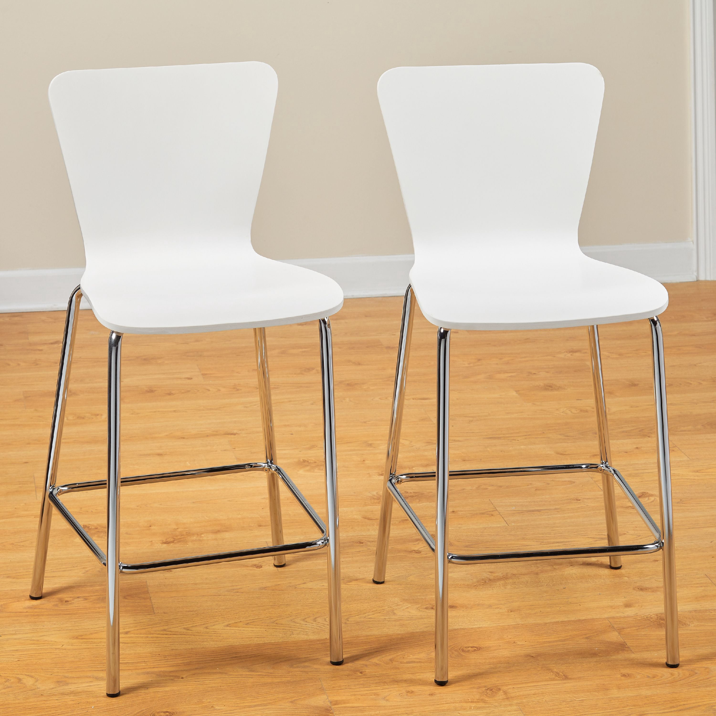 Pisa Counter Height Stool, 24", Set of 2, Multiple Colors