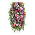 thumbnail image 2 of (Sección C grande) Corona de tulipanes morados de primavera Tulipán lila Hortensia jacinto Corona colorida de primavera y verano, 2 of 14
