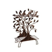 Outdoor Potting Table / Storage Display, Bronze Tree of Life