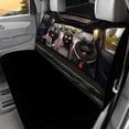 thumbnail image 6 of Uourmeti Car Front Back Seat Covers Full Set Polyester, Compatible with Sedan Seats Car Interior Accessories, for Sedans Truck, Funny Black Cat Couple Pattern, 6 of 9