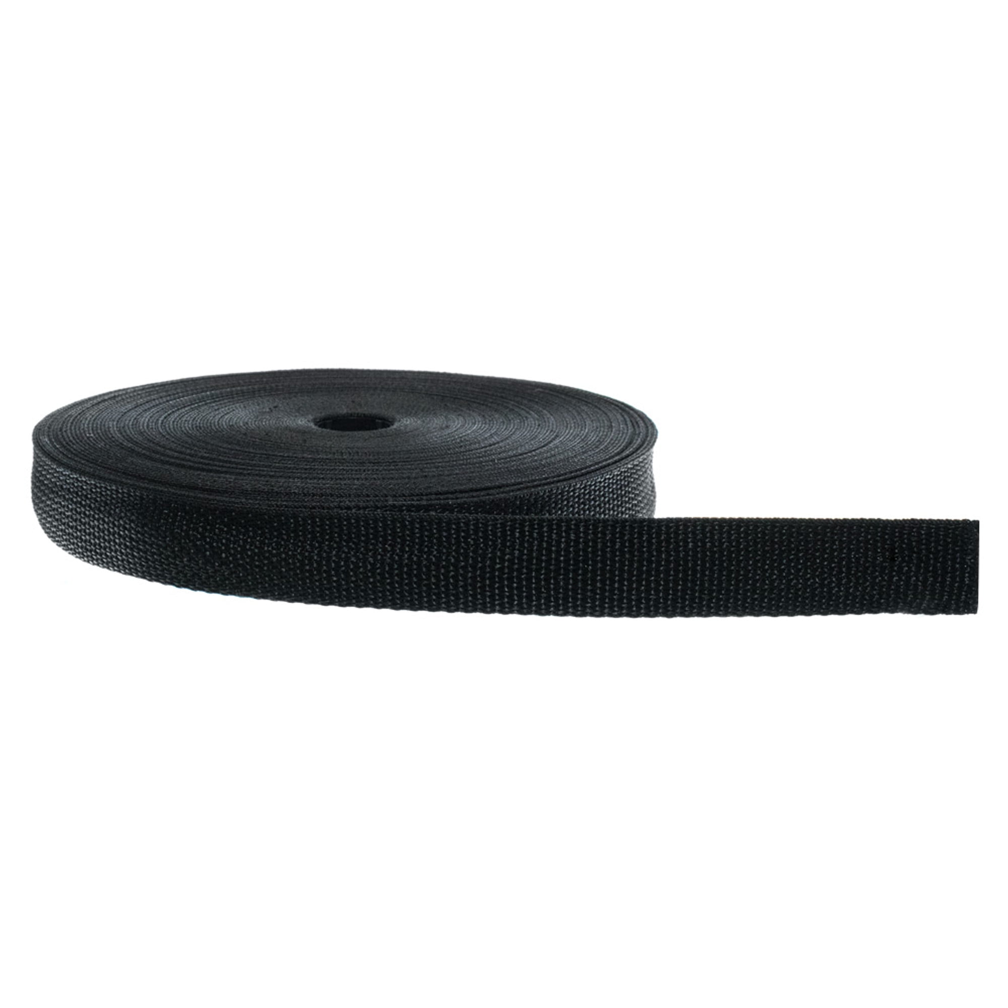 Carter Pet Supply 1 Inch Black Heavy Nylon Webbing 5 Yards USA MADE