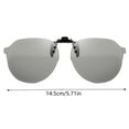 thumbnail image 2 of Lunettes de Soleil à Clipser Polarisées pour Lunettes avec Design Réversible Cadre en Aluminium Léger Ajustement Universel Prêt pour l'Extérieur et Multifonctionnel, 2 of 2