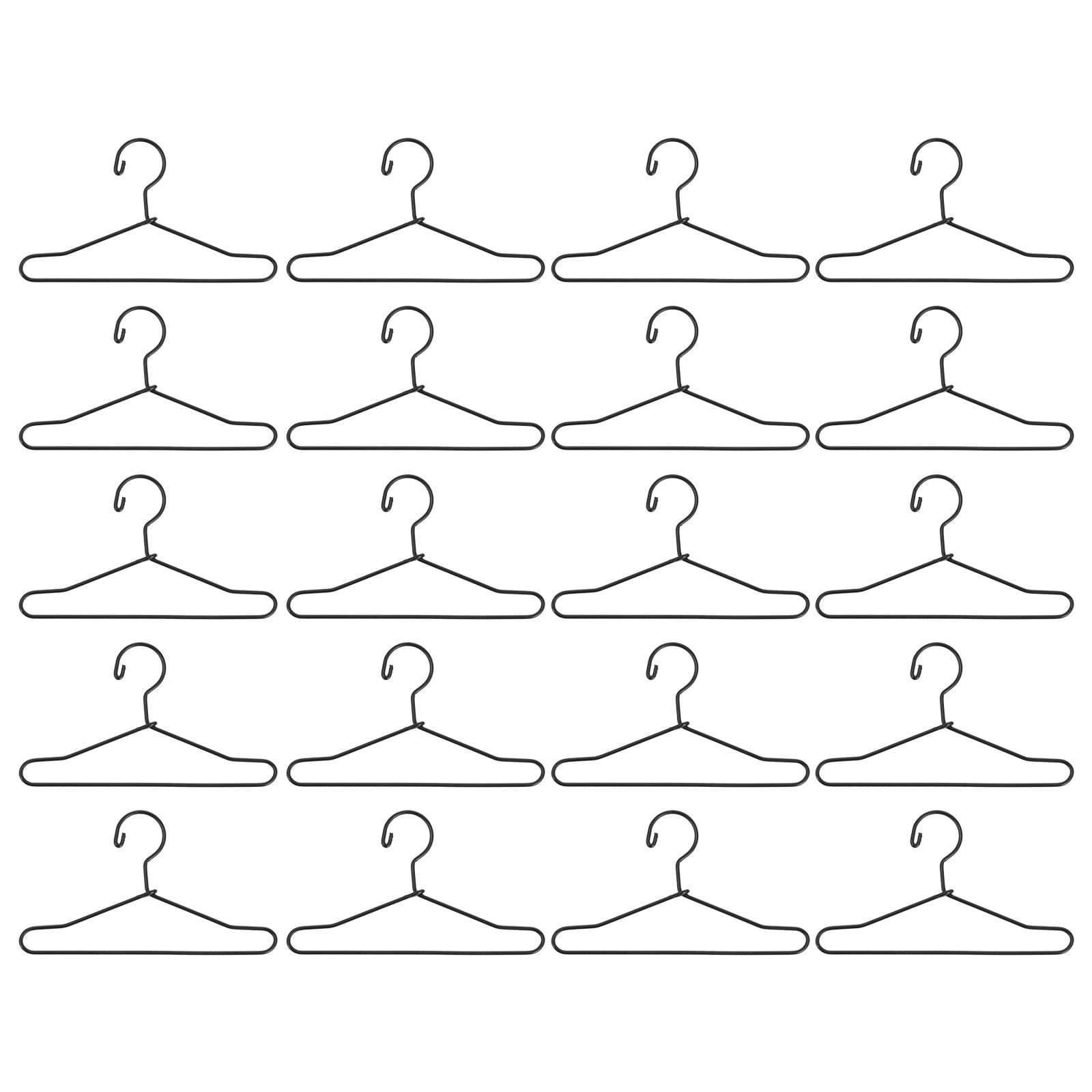 Hangers Dress Hanger Mini Coat Hangers Clotheshanger Metal Miniature