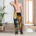 thumbnail image 2 of Sikiie Leopard Reading Tarot Cards Pajama Pants Men, PJ Bottoms, Sleep & Lounge Pants-Large, 2 of 6