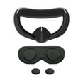 thumbnail image 1 of Quest 3 VR Headset All-in-One Protection Kit: Medical-Grade Silicone Breathable Mask with Heat-Pressed Oil-Resistant Filter, Anti-Scratch Lens Cover & 2 Non-Slip Sweatproof Joystick Caps - Black,, 1 of 5